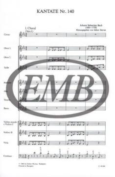 Wachet auf, ruft uns die Stimme von Johann Sebastian Bach 