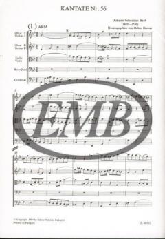 Ich will den Kreuzstab gerne tragen von Johann Sebastian Bach 