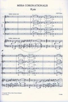Missa Coronationalis (Krönungsmesse) von Franz Liszt 