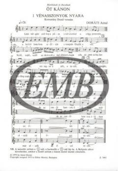 Ötkánon von Antal Dorati 