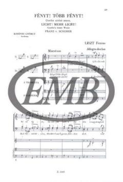 Choruses For Male Voices (Franz Liszt) 