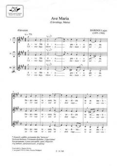 Ave Maria von Lajos Bárdos 