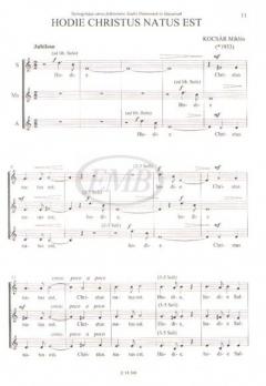 Two Christmas Motets (Miklos Kocsar) 