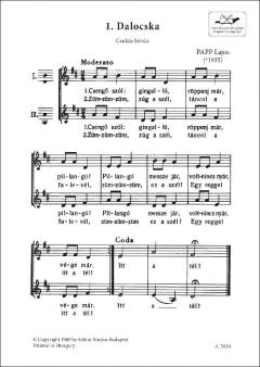 35 Easy Two-Part Choruses 1 (Lajos Papp) 