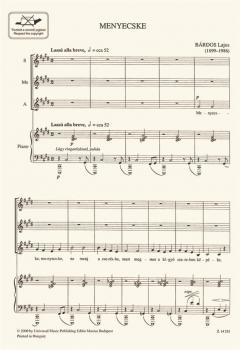 Menyecske von Lajos Bárdos 