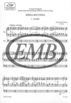 Missa secunda (Miklos Kocsar) 