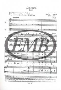 Ave Maria (Zoltan Kodaly) 