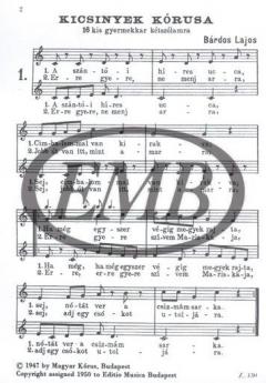 Kicsinyek kórusa 1 (Lajos Bardos) 