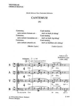 Cantemus ! (Lajos Bardos) 