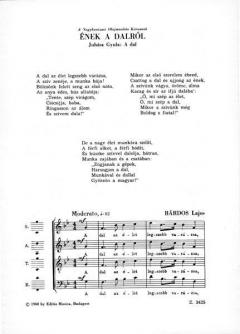 Ének a dalról (Lajos Bardos) 