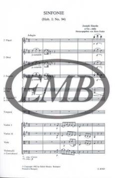 Symphony No. 94 in G Major von Joseph Haydn 