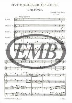 Three Pieces for Orchestra from Mythologische Operette (Johann Michael Haydn) 