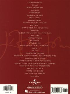 Elton John Anthology For Easy Piano 