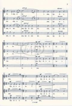 Missa tertia For mixed voices (Miklos Kocsar) 