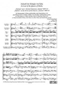 Ankunft der Königin von Saba HWV 67 von Georg Friedrich Händel 