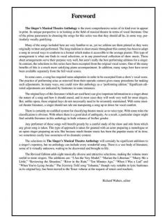 Singers Musical Theatre Anthology Vol. 1 for Baritone/Bass von Richard Walters 