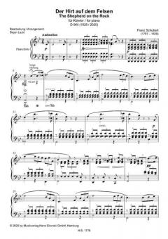Der Hirt auf dem Felsen D 965 von Franz Schubert 