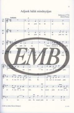 Musica Sacra For mixed voices I/3 (Lajos Bardos) 