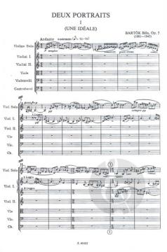 Two Portraits von Béla Bartók 