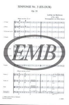Symphony No. 3 in E- flat major von Ludwig van Beethoven 