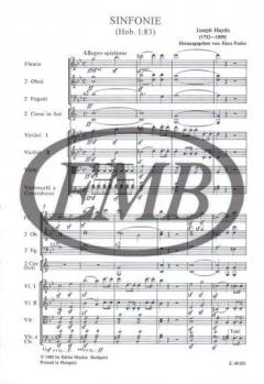 Symphony No. 83 in G Minor von Joseph Haydn 