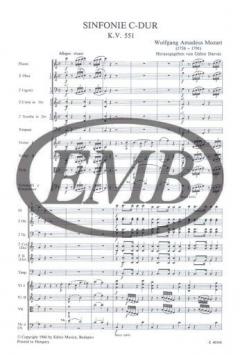Symphony in C major, K 551 von Wolfgang Amadeus Mozart 