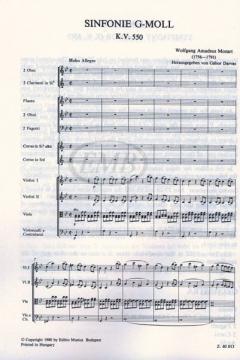 Symphony in G minor, K 550 von Wolfgang Amadeus Mozart 