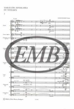 Variations for Orchestra von Endre Szervansky 