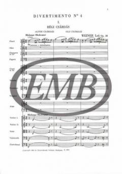 Divertimento No. 4 von Leo Weiner 