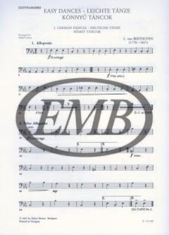 Easy dances von Ludwig van Beethoven 
