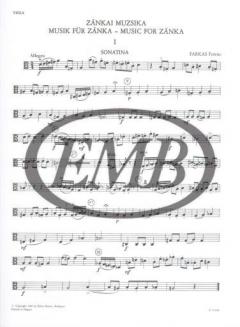 Music for Zanka von Ferenc Farkas 