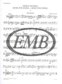 Music for Zanka von Ferenc Farkas 