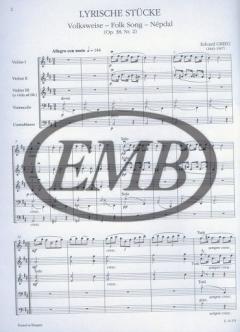 Lyrische Stücke von Edvard Grieg 