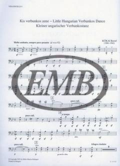 Little Hungarian Verbunkos Dance for youth string orchestra von Rezso Kokai 