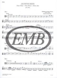 Les petits riens von Wolfgang Amadeus Mozart 