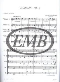 Chanson triste von Pjotr Iljitsch Tschaikowski 