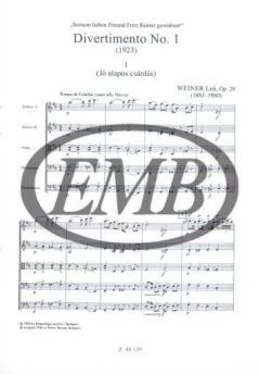Divertimento No. 1 von Leo Weiner 