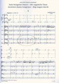 Early Hungarian Dances von Laszlo Zempleni 