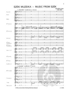 Music From Szek (Bela Bartók) 