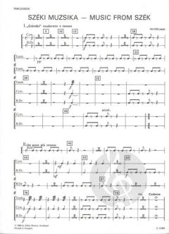 Music From Szek (Bela Bartók) 