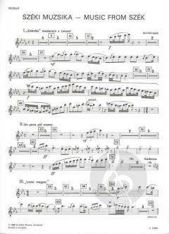 Music From Szek (Bela Bartók) 