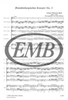 Brandenburgisches Konzert Nr. 5 BWV 1050 (J.S. Bach) 