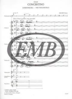 Concertino von János Decsényi 