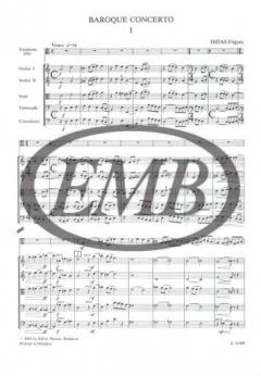 Baroque Concerto von Frigyes Hidas für Altposaune und Streichorchester im Alle Noten Shop kaufen (Partitur)