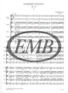 Concerto rustico von Lajos Huszar 