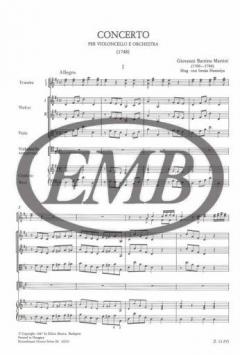 Concerto in Re maggiore von Giovanni Battista Martini 
