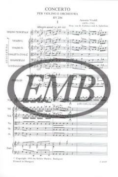 Concerto in mi maggiore von Antonio Vivaldi 