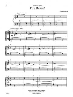Fire Dance Piano Solo Mid Elementary von Kathy Sullivan 