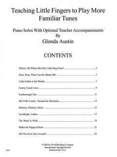 Teaching Little Fingers To Play More Familiar Tunes 