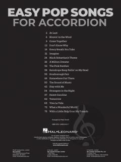 Easy Pop Songs für Akkordeon im Alle Noten Shop kaufen